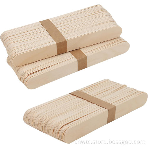 Medical Supplies: Wood Waxing Spatulas and Tongue Depressors for Hair Removal and Dental Use